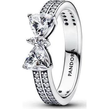 Prsten Pandora Stříbrný prsten Třpytivá mašlička Timeless 193552C01 60 mm + 2 měsíce na vrácení zboží