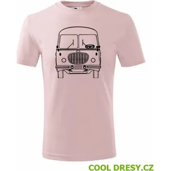 Tričko s autobusem RTO dětské - Barva: růžová, Velikost 8let