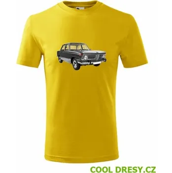 Chlapecké oblečení Dětské tričko s BMW 1600 - Barva: žlutá, Velikost 8let