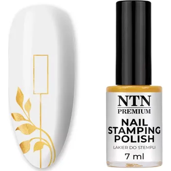 Razítkovací lak na nehty – lak na razítka ZLATÝ, 7ml (NTN Zlatý razítkovací lak 7ml)