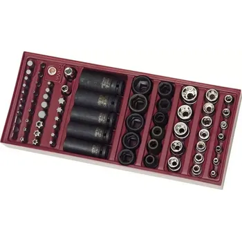 COMPLETO - souprava nástavců IMPACT, Torx + bity 5/16' 71ks KRAFTWERK (KRAF-KR-4900-20B)