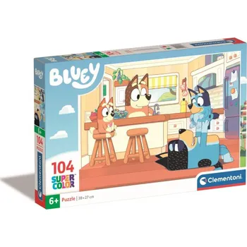 Clementoni - Puzzle Supercolor 104 Bluey