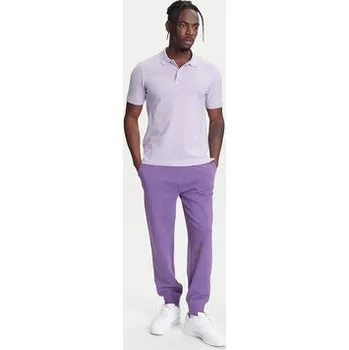 Pánská košile United Colors Of Benetton Polokošile 3WG9U301Z Fialová Slim Fit M