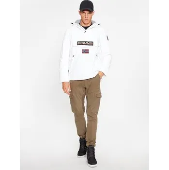 Pánská bunda Napapijri Pánská Bunda Přes Hlavu Rainforest Pocket 2, bílá, 48