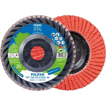 Brusný kotouč Lamelový brusný kotouč Polifan Pferd PFF 125 CO-COOL 40 BLUEDEALS EDITION (PF4007220538401)