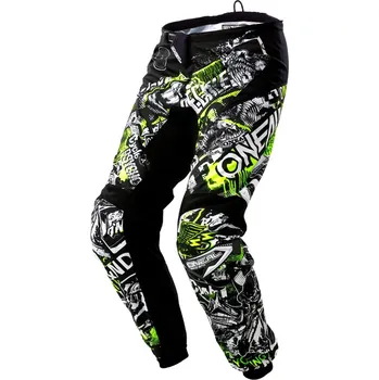 Moto kalhoty Oneal Element Attack Pant black/yellow fluo M (32)