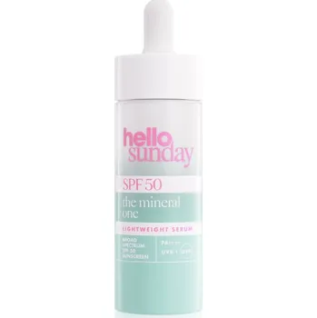 Pleťové sérum hello sunday the mineral one lightweight serum drops lehké sérum SPF 50 30 ml