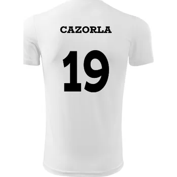 Dětský fotbalový dres Cazorla - Barva: bílá, Velikost 8let