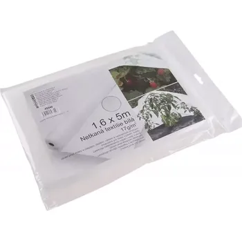 Mulčovací textilie Netkaná textílie 1.6x5M bílá 17g/m2 (L45540)