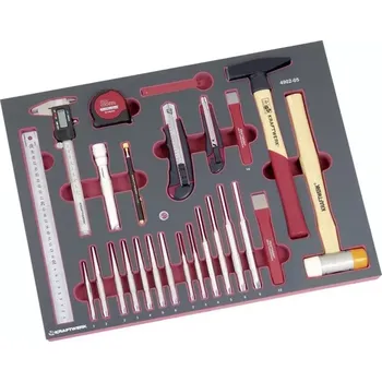 COMPLETO EVA - souprava měřidel, sekáčů, nožů 40ks KRAFTWERK (KRAF-KR-4902-05)