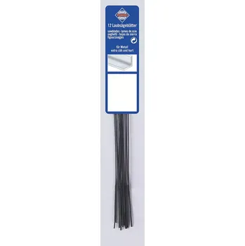 Pilový plátek Pilové plátky Bernardo - listy pro lupínkové pily 130 mm. Velikost 7 - hrubé pro kovy, tvrdé dřevo (12 ks) (BER112195)