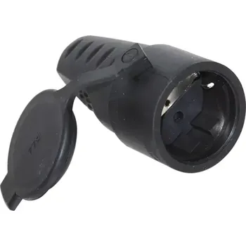 Elektrická zásuvka Zásuvka 16A/250V BGS 80762 průmyslová, gumová, IP44 (BGS1080762)