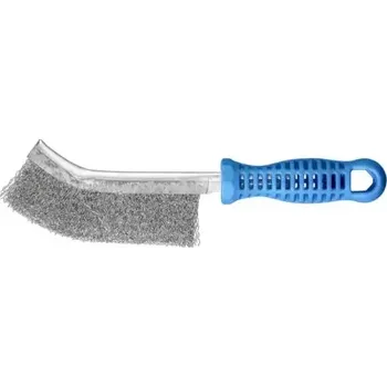 Drátěný kartáč Ruční kartáč s plastovou rukojetí Pferd HBG 10 INOX 0,30 - zahnuté provedení (PF4007220233986)