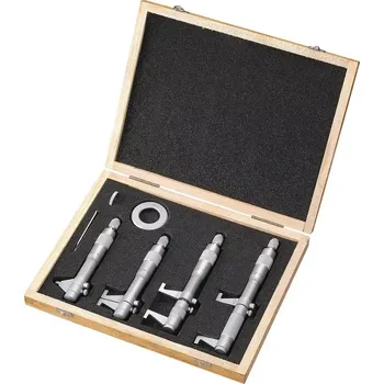 Mikrometr Vnitřní mikrometry 5 ÷ 100 mm / 0,01 mm. Sada 4 ks (BER311075)