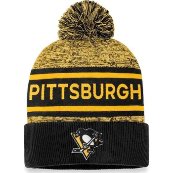 Čepice Fanatics Kulich Pittsburgh Penguins 23 Authentic Pro Rink Heathered Cuffed Pom