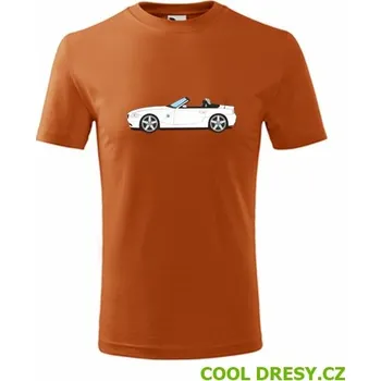 Chlapecké tričko Dětské tričko s BMW Z4 - Barva: oranžová, Velikost 4roky