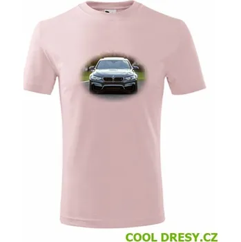 Dětské tričko s BMW 2 - Barva: růžová, Velikost 4roky