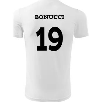 Dětský fotbalový dres Bonucci - Barva: bílá, Velikost 12let