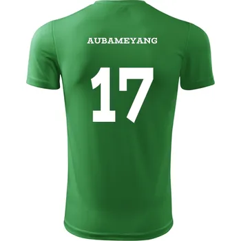 Dětský fotbalový dres Aubameyang - Barva: střední zelená, Velikost 10let