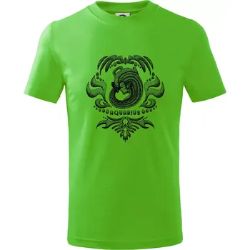 Chlapecké tričko Aquarius - vintage - Tričko dětské bavlněné - 98 cm / 2 roky ( Apple Green )