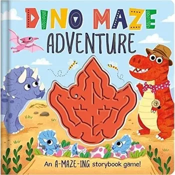 Cizojazyčná kniha Dino Maze Adventure - Igloo Books Ltd