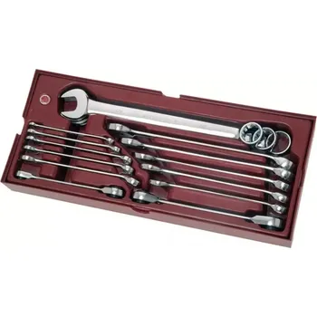 COMPLETO - souprava klíčů očkoplochých 1/4'-1' + ráčnové 15ks KRAFTWERK (KRAF-KR-4900-30B)