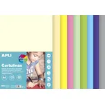 APLI APLI, A15116, sada barevných papírů, 170 g, pastelové odstíny, 50 listů
