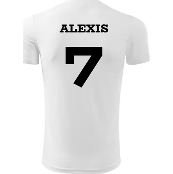 Dětský fotbalový dres Alexis - Barva: bílá, Velikost 10let