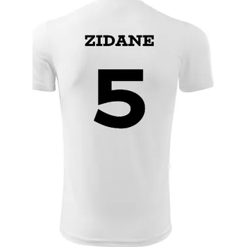 Dětský fotbalový dres Zidane - Barva: bílá, Velikost 10let
