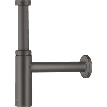 Sifon Hansgrohe Flowstar S, designový sifon, kartáčovaný černý chrom, HAN-52105340