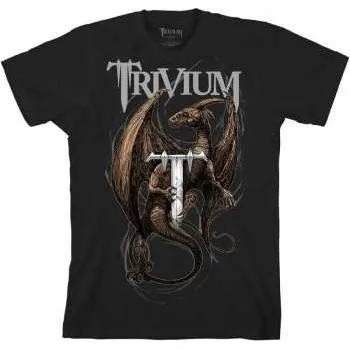 Pánské oblečení Merch Trivium: Tričko Perched Dragon M