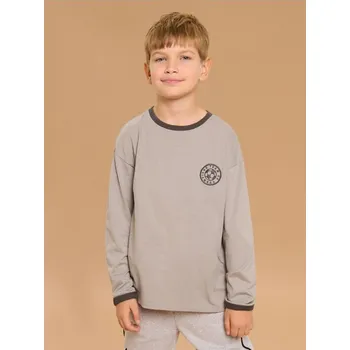 Chlapecké oblečení Sinsay - Tričko s&nbsp;dlouhými rukávy - šedá - 914GE-85X - 914GE-85X-128