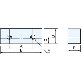 Příslušenstí k soustruhu Hladké čelisti PJ 100 - 2 ks (BER283000)