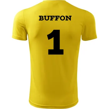 Dětský fotbalový dres Buffon - Barva: žlutá, Velikost 10let