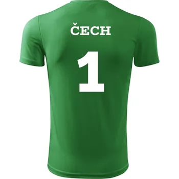 Dětský fotbalový dres Čech - Barva: střední zelená, Velikost 10let