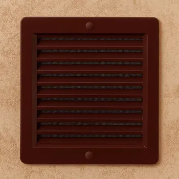 Větrací mřížka HACO mřížka větrací se síťovinou PH, hnědá