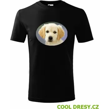 Chlapecké tričko Dětské tričko se psem 2 - Barva: černá, Velikost 12let