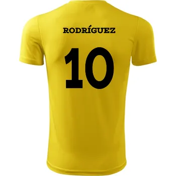 Dětský fotbalový dres Rodríguez - Barva: žlutá, Velikost 8let