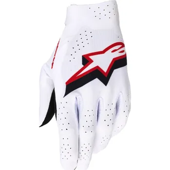 Moto rukavice ALPINESTARS rukavice SUPERTECH MX bílá/černá/červená 2026 - 2XL