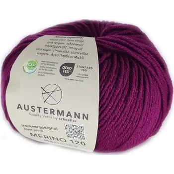 Příze Austermann Merino 120 EXP 120 (Příze Merino 120 EXP BROMBEER)