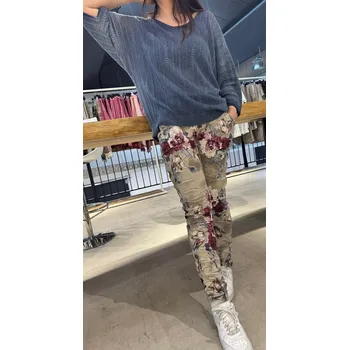 Dámská tunika Přízový svetřík 3/4 rukáv 6069 barva: bílá