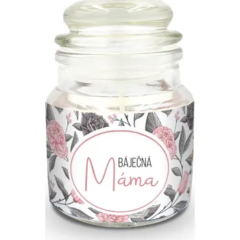Svíčka Nekupto Mini svíčka s potiskem Báječná máma