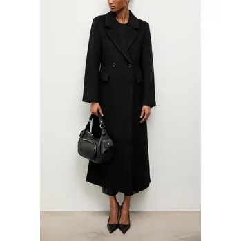 Dámský kabát Vlněný kabát Answear.LAB WA25.KPD001 černá 99X, vel. XS