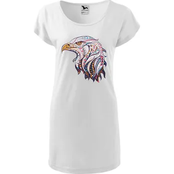 Dámské tričko DOBRÝ TRIKO Dámské tričko/šaty Hlava orla Velikost: XL, Barva: Bílá