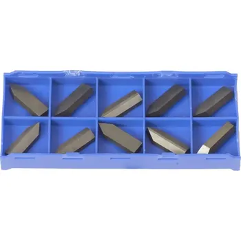 Pracovní nůž Vyměnitelné břitové destičky HM - M606, upichovací. Sada 10 kusů (C7/D6) (BER443298)