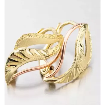 Náušnice Dámské náušnice klasik gravírované 52NK-035