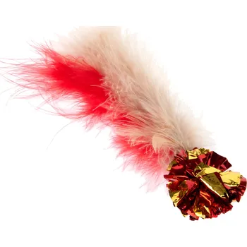 Hračka pro kočku TIAKI Hračka pro kočky šustící míček s peřím