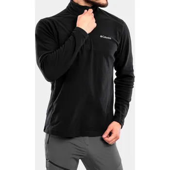 Pánské oblečení Mikina Columbia Klamath Range II 1/2 Zip - black