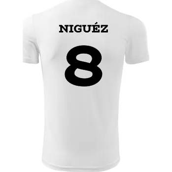 Dětský fotbalový dres Niguéz - Barva: bílá, Velikost 12let