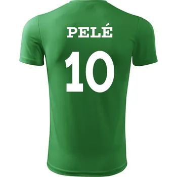 Dětský fotbalový dres Pelé - Barva: střední zelená, Velikost 8let